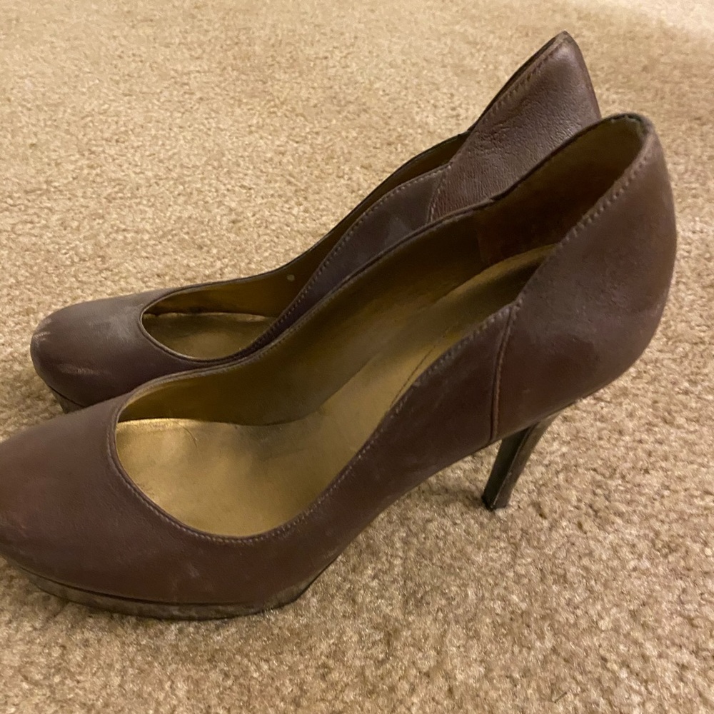 Brown heels